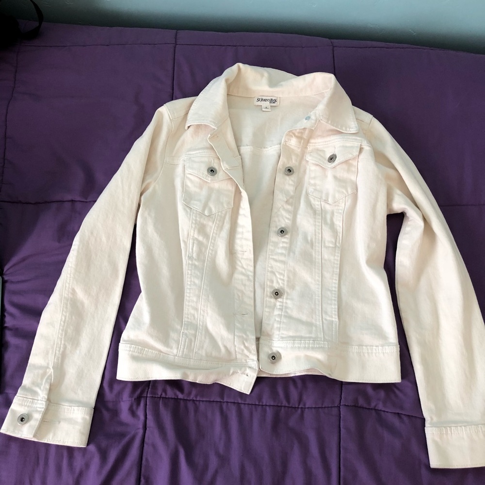 White Jean jacket